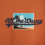 Giordano Men's Wave Print Jersey Print Tee - Premium Print Tee
