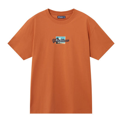 Men's Wave Print Jersey Print Tee - Giordano