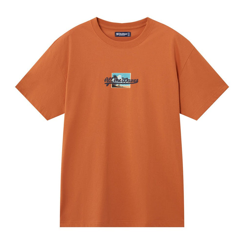 Giordano Men's Wave Print Jersey Print Tee - Premium Print Tee