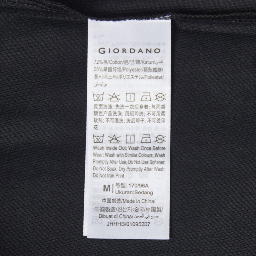 Men's Wave Print Jersey Print Tee S - Shop Giordano