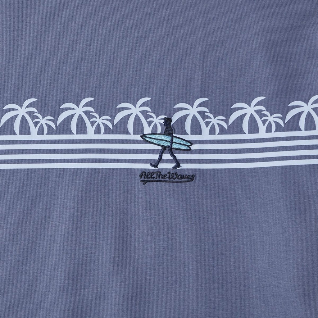 Men's Wave Print Jersey Print Tee S - Shop Giordano