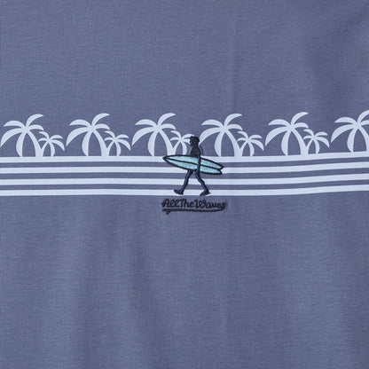 Men's Wave Print Jersey Print Tee - Giordano