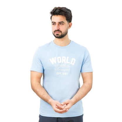 Men's World Without Strangers Print Tee - Slim Fit, Crew Neck, Cotton - Giordano