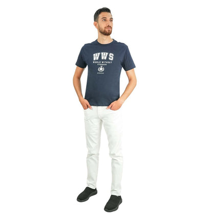 Men's World Without Strangers Print Tee - Slim Fit, Crew Neck, Cotton - Giordano