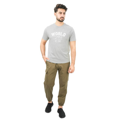 Men's World Without Strangers Print Tee - Slim Fit, Crew Neck, Cotton - Giordano