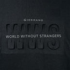 Men's World Without Strangers Print Tee - Slim Fit, Crew Neck, Cotton S - Shop Giordano