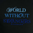 Men's World Without Strangers Print Tee - Slim Fit, Crew Neck, Cotton S - Shop Giordano