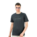 Men's World Without Strangers Print Tee - Slim Fit, Crew Neck, Cotton S - Shop Giordano