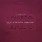 Giordano Men's World Without Strangers Print Tee - Slim Fit, Crew Neck, Cotton - Premium Print Tee