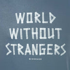 Men's World Without Strangers Print Tee - Slim Fit, Crew Neck, Cotton S - Shop Giordano