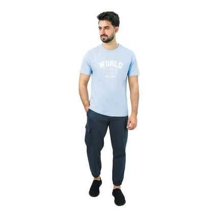 Men's World Without Strangers Print Tee - Slim Fit, Crew Neck, Cotton - Giordano