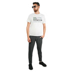 Men's World Without Strangers Print Tee - Slim Fit, Crew Neck, Cotton S - Shop Giordano