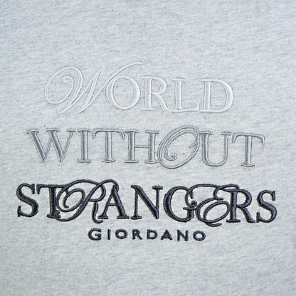 Men's World Without Strangers Print Tee - Slim Fit, Crew Neck, Cotton - Giordano