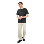 Giordano Men's World Without Strangers Print Tee - Slim Fit, Crew Neck, Cotton - Premium Print Tee