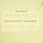 Men's World Without Strangers Print Tee - Slim Fit, Crew Neck, Cotton S - Shop Giordano