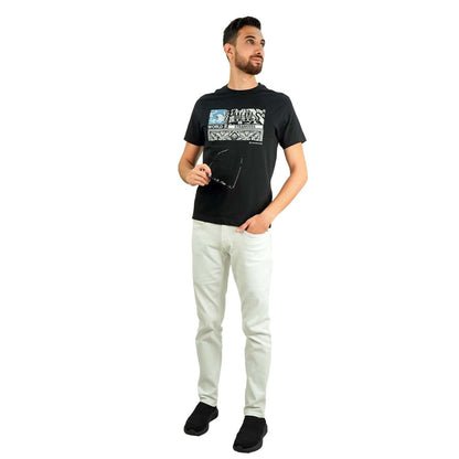 Men's World Without Strangers Print Tee - Slim Fit, Crew Neck, Cotton - Giordano