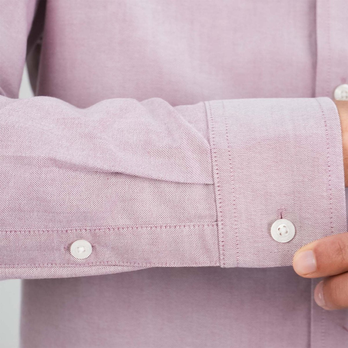 Men's Wrinkle - Free Cotton Oxford Long Sleeve Shirt - Giordano