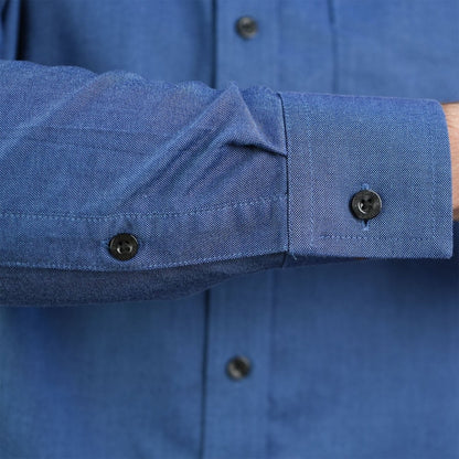Men's Wrinkle - Free Cotton Oxford Long Sleeve Shirt - Giordano