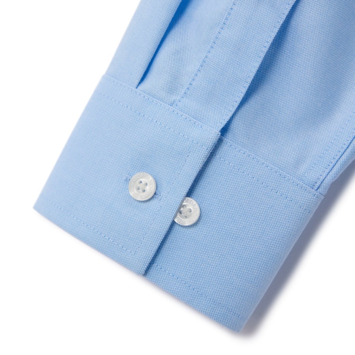 Men's Wrinkle - Free Cotton Oxford Long Sleeve Shirt S - Shop Giordano