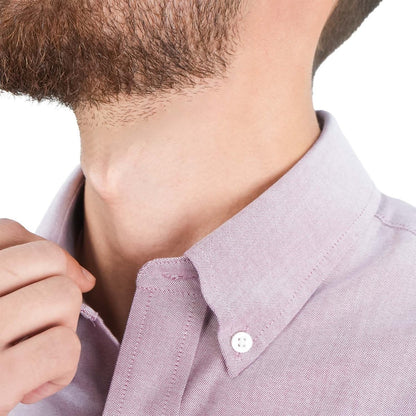 Men's Wrinkle - Free Cotton Oxford Long Sleeve Shirt - Giordano