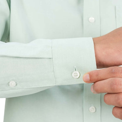 Men's Wrinkle - Free Cotton Oxford Long Sleeve Shirt - Giordano