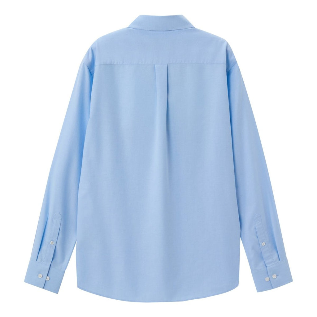 Men's Wrinkle - Free Cotton Oxford Long Sleeve Shirt S - Shop Giordano