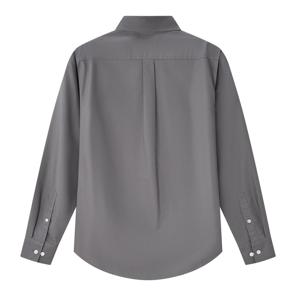 Men's Wrinkle - Free Cotton Oxford Long Sleeve Shirt S - Shop Giordano