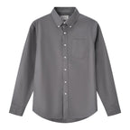 Men's Wrinkle - Free Cotton Oxford Long Sleeve Shirt S - Shop Giordano