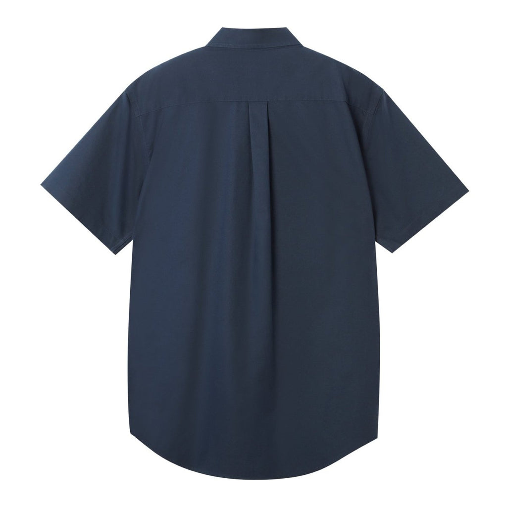 Men's Wrinkle Free Cotton Oxford Short Sleeve Shirt S - Shop Giordano