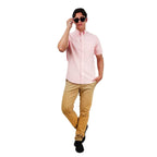 Men's Wrinkle Free Cotton Oxford Short Sleeve Shirt XS - Shop Giordano