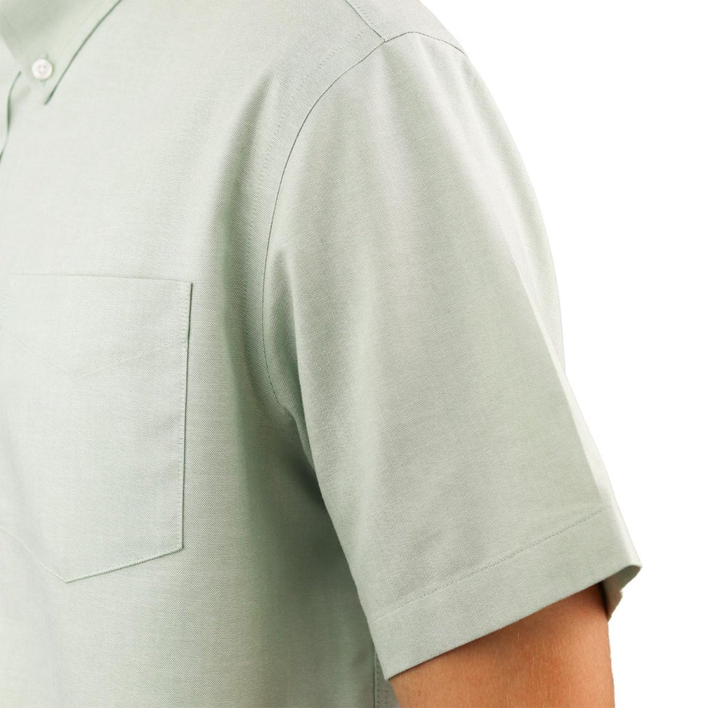 Giordano Men's Wrinkle Free Cotton Oxford Short Sleeve Shirt - Premium Shirts