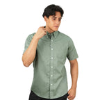 Giordano Men's Wrinkle Free Cotton Oxford Short Sleeve Shirt - Premium Shirts