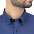 Men's Wrinkle Free Cotton Oxford Short Sleeve Shirt S - Shop Giordano