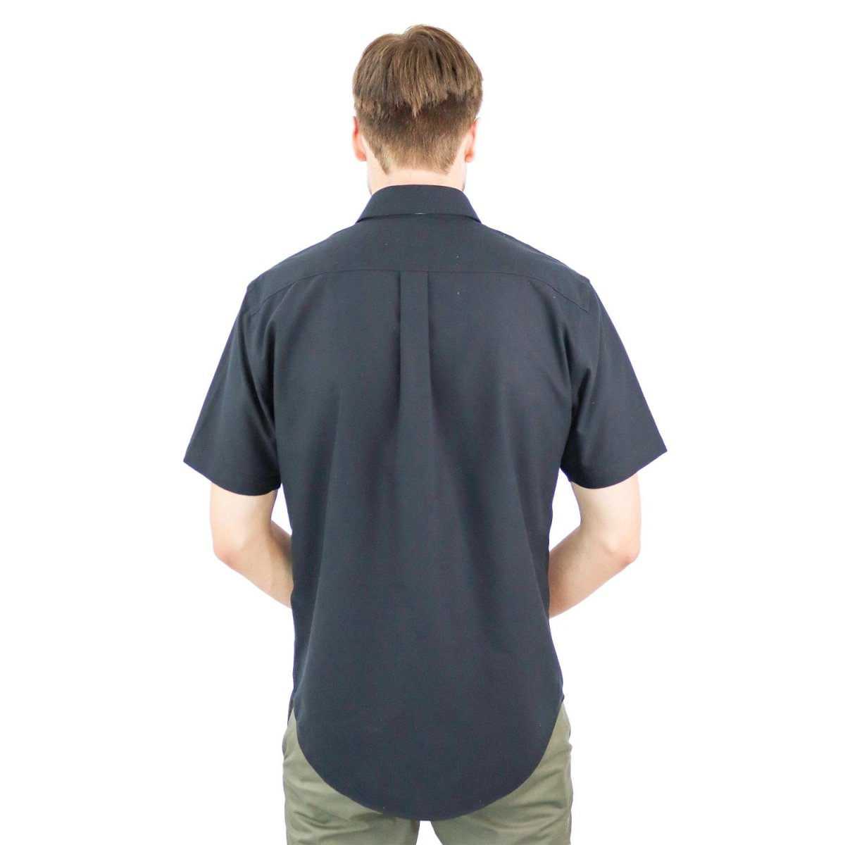 Men's Wrinkle Free Cotton Oxford Short Sleeve Shirt XS - Shop Giordano