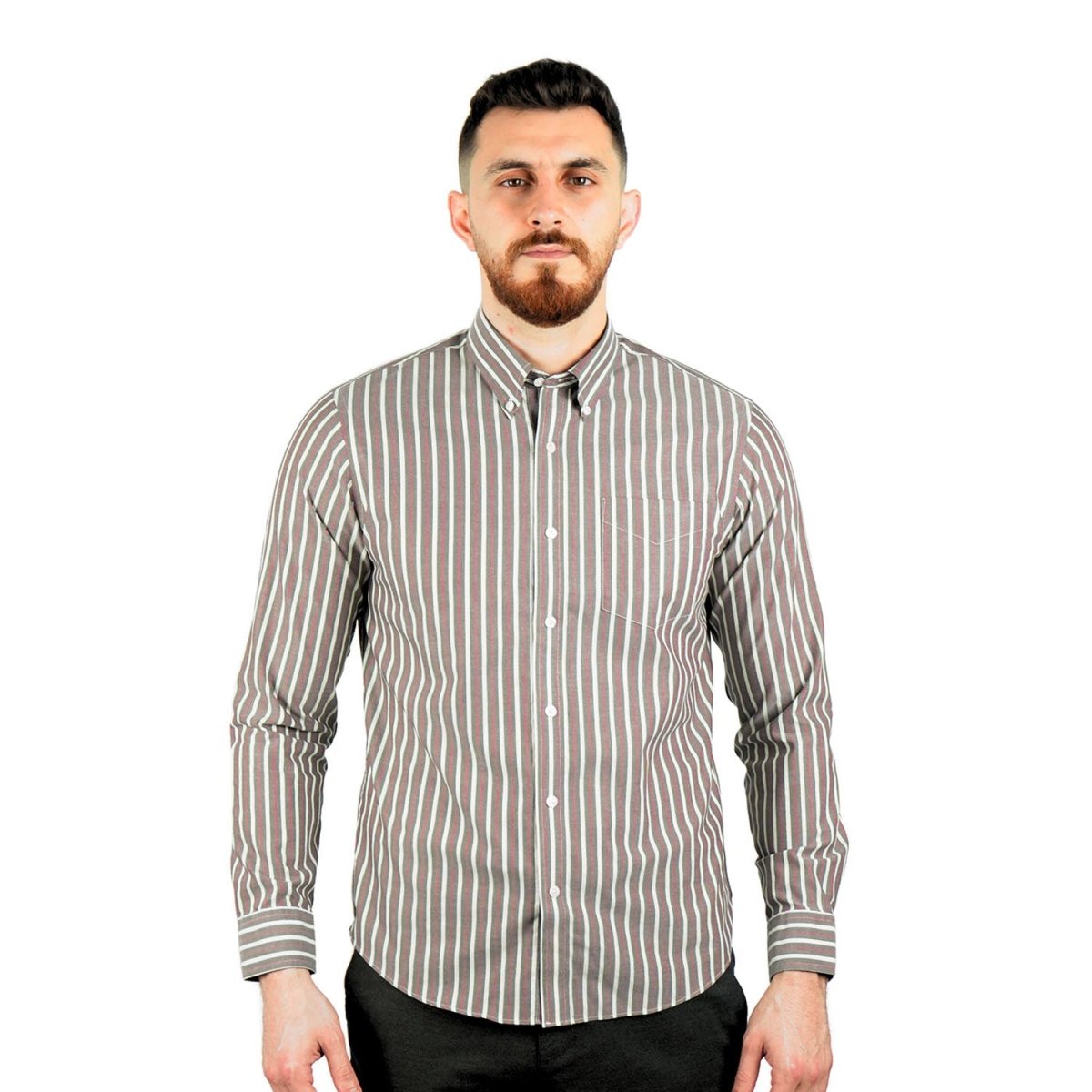 Giordano Men's Wrinkle Free Cotton Shirt: Comfort & Style - Premium Shirts