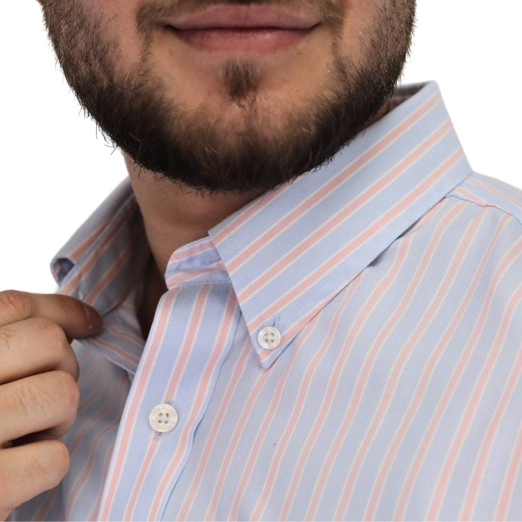 Men's Wrinkle Free Cotton Shirt: Comfort & Style S - Shop Giordano