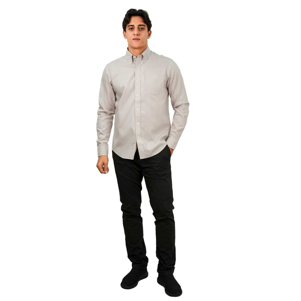 Giordano Men's Wrinkle Free Cotton Shirt: Comfort & Style - Premium Shirts