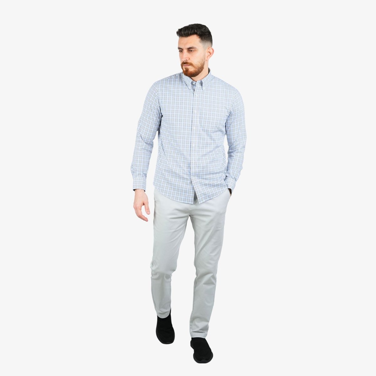 Giordano Men's Wrinkle Free Cotton Shirt: Comfort & Style - Premium Shirts