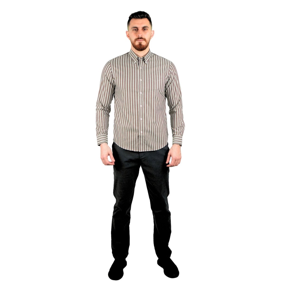 Giordano Men's Wrinkle Free Cotton Shirt: Comfort & Style - Premium Shirts