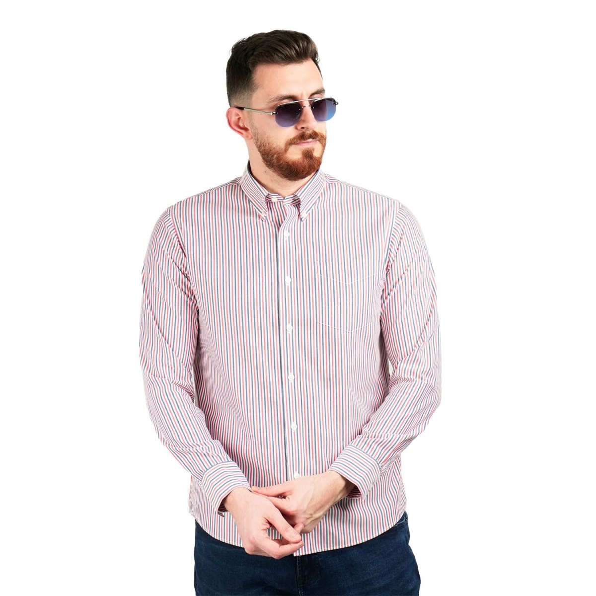 Giordano Men's Wrinkle Free Cotton Shirt: Comfort & Style - Premium Shirts