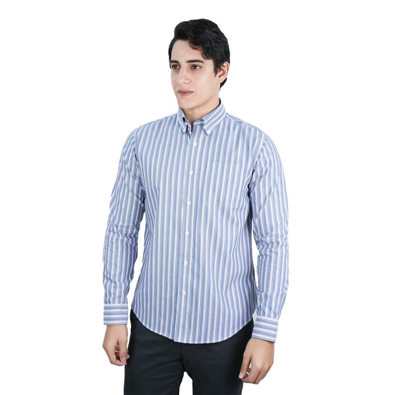 Men's Wrinkle - Free Long Sleeve Cotton Oxford Shirt S - Shop Giordano