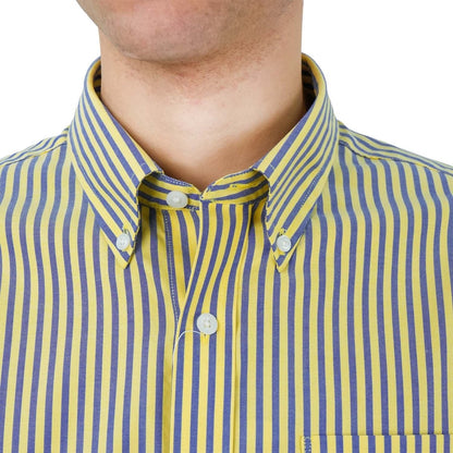 Men's Wrinkle - Free Long Sleeve Cotton Oxford Shirt - Giordano