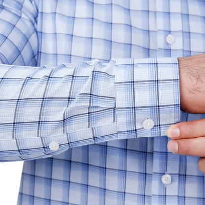 Men's Wrinkle - Free Long Sleeve Cotton Oxford Shirt - Giordano