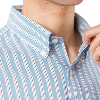 Men's Wrinkle - Free Long Sleeve Cotton Oxford Shirt - Giordano