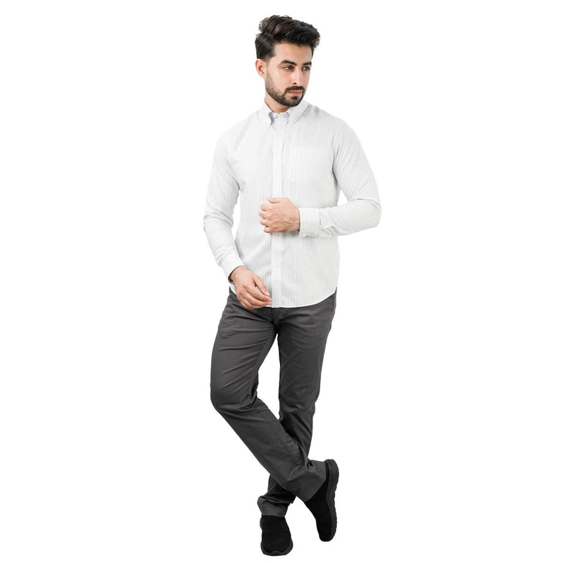 Giordano Men's Wrinkle - Free Long Sleeve Cotton Oxford Shirt - first_variant_option_2 Premium Shirts for Giordano