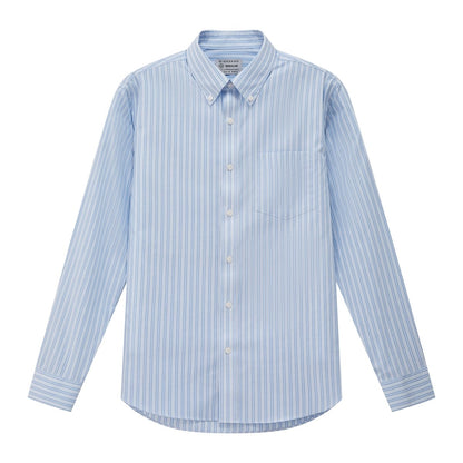 Men's Wrinkle - Free Long Sleeve Cotton Oxford Shirt - Giordano