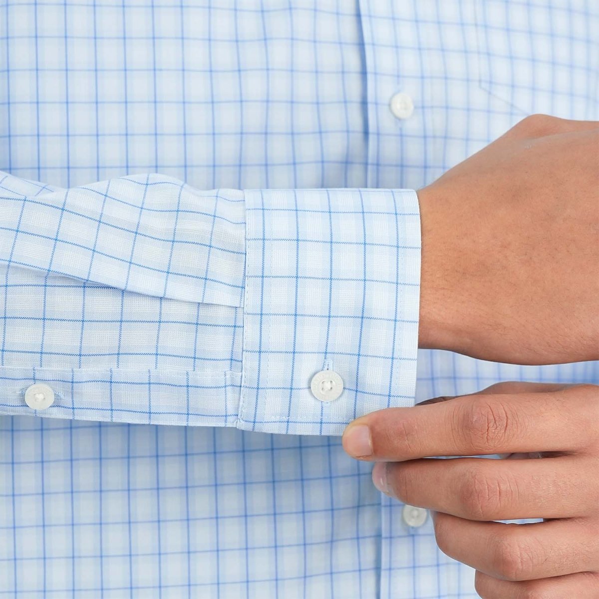 Men's Wrinkle - Free Long Sleeve Cotton Oxford Shirt - Giordano