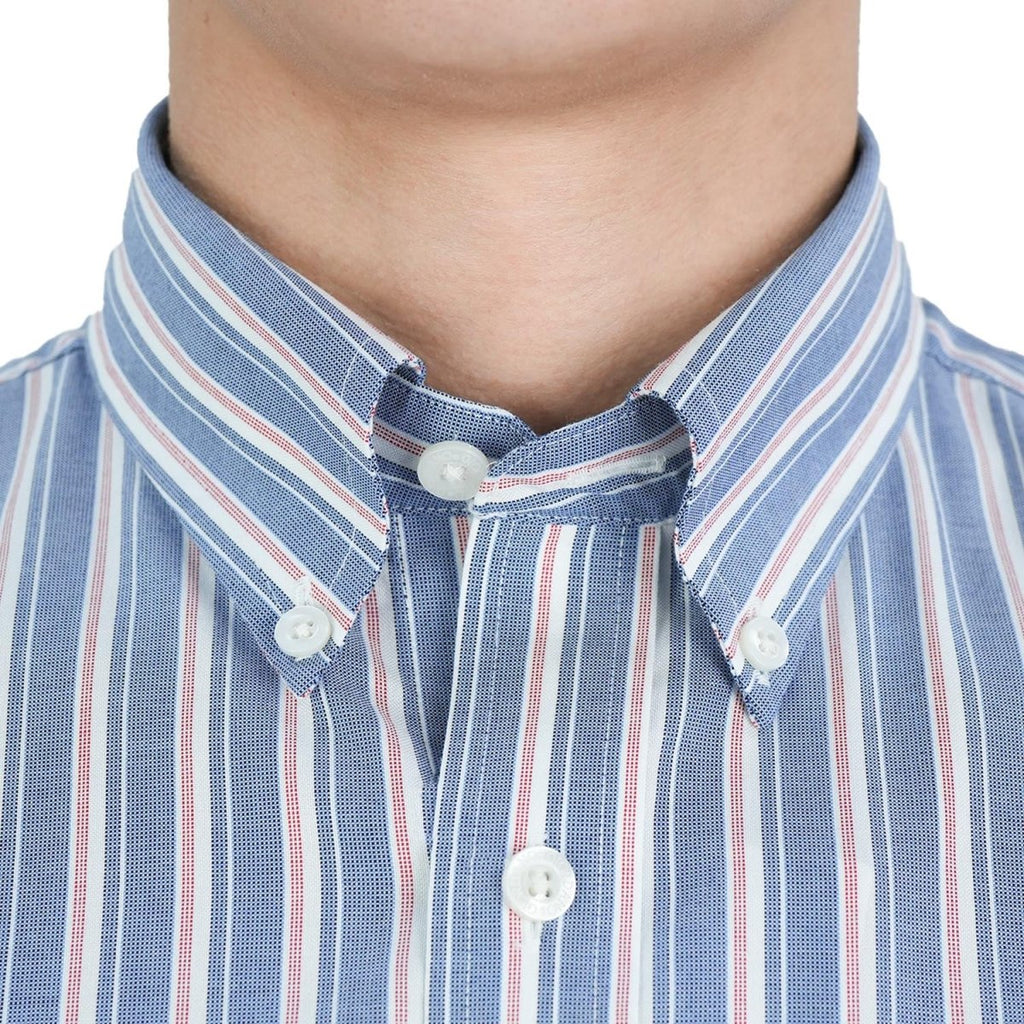 Men's Wrinkle - Free Long Sleeve Cotton Oxford Shirt S - Shop Giordano