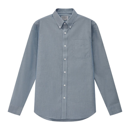 Men's Wrinkle - Free Long Sleeve Cotton Oxford Shirt - Giordano