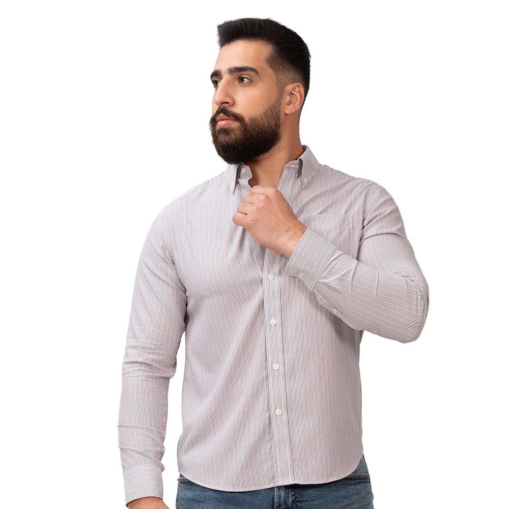 Men's Wrinkle - Free Long Sleeve Cotton Oxford Shirt S - Shop Giordano